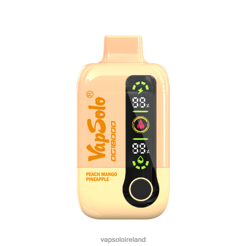 VapSolo Flavours - VapSolo DG18000 Disposable Vape 002BT453 Peach Mango Pineapple