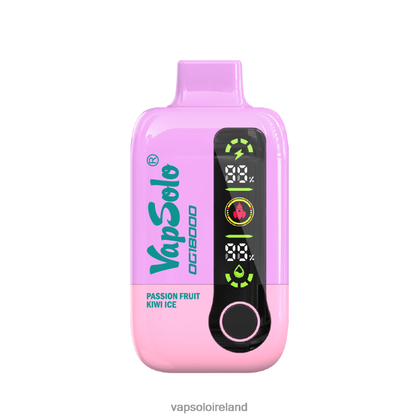VapSolo Ireland - VapSolo DG18000 Disposable Vape 002BT452 Passion Fruit Kiwi Ice