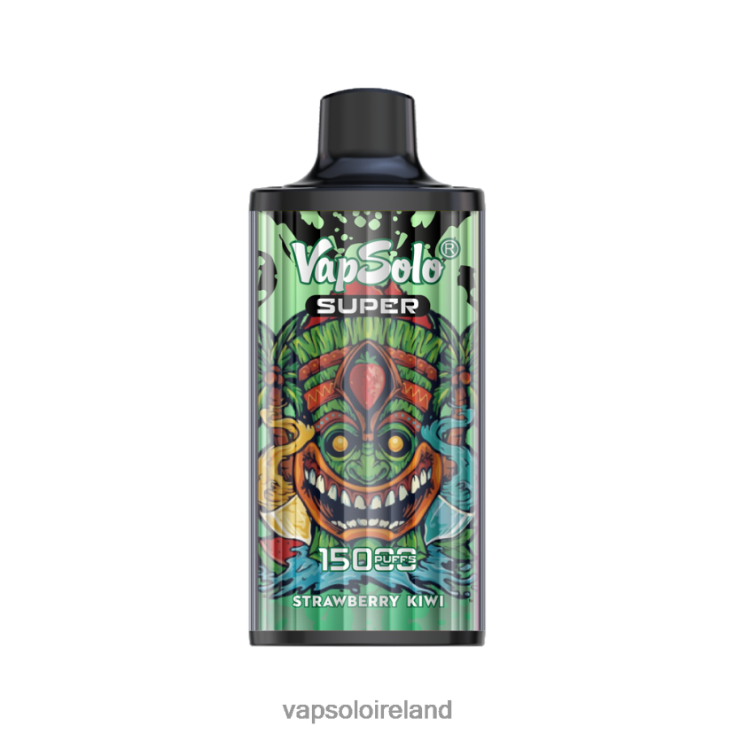 VapSolo Flavours - VapSolo SUPER Disposable Vape 002BT423 Strawberry Kiwi