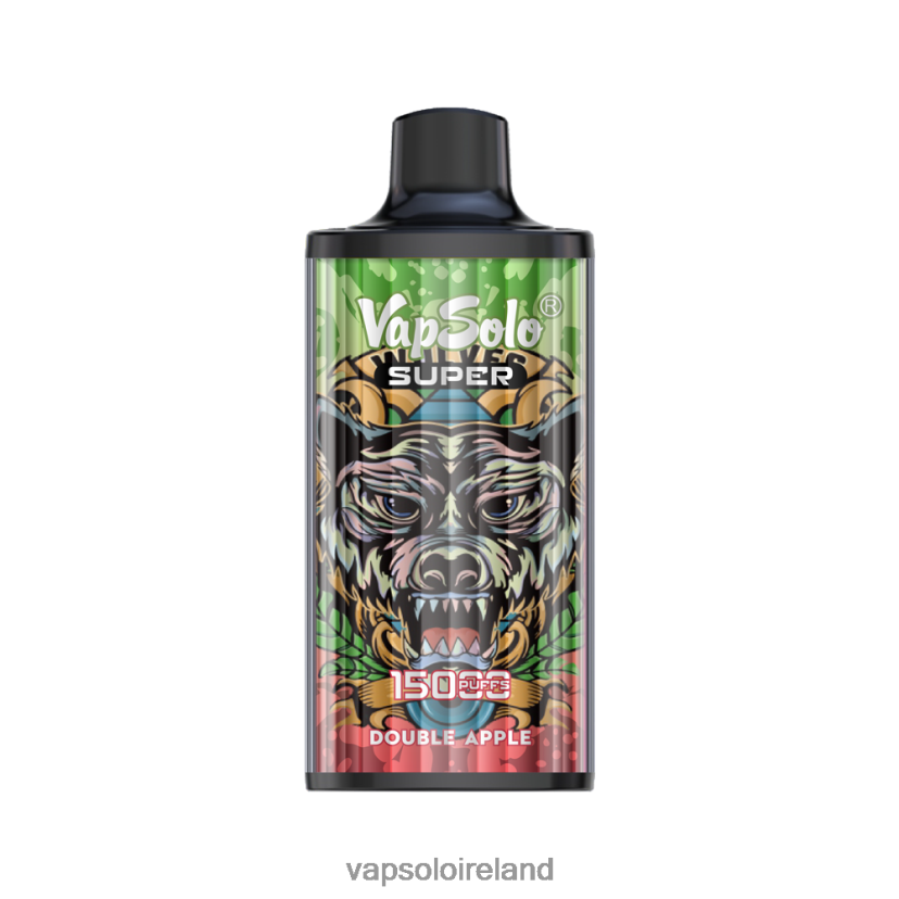 VapSolo Ireland - VapSolo SUPER Disposable Vape 002BT417 Double Apple