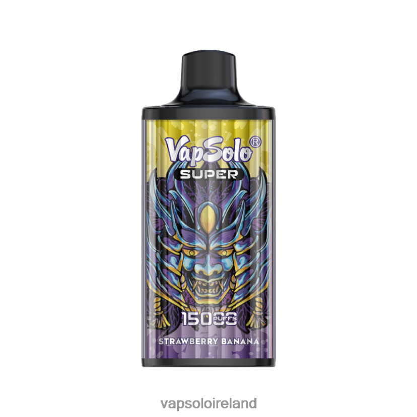 VapSolo Ireland - VapSolo SUPER Disposable Vape 002BT422 Strawberry Banana