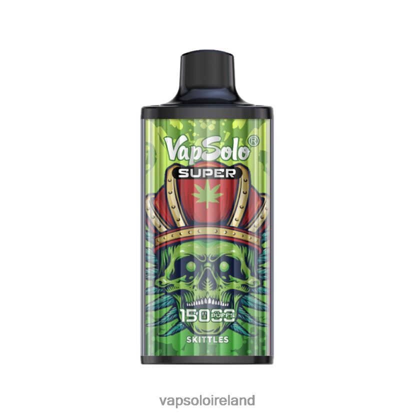 VapSolo Review - VapSolo SUPER Disposable Vape 002BT421 Skittles