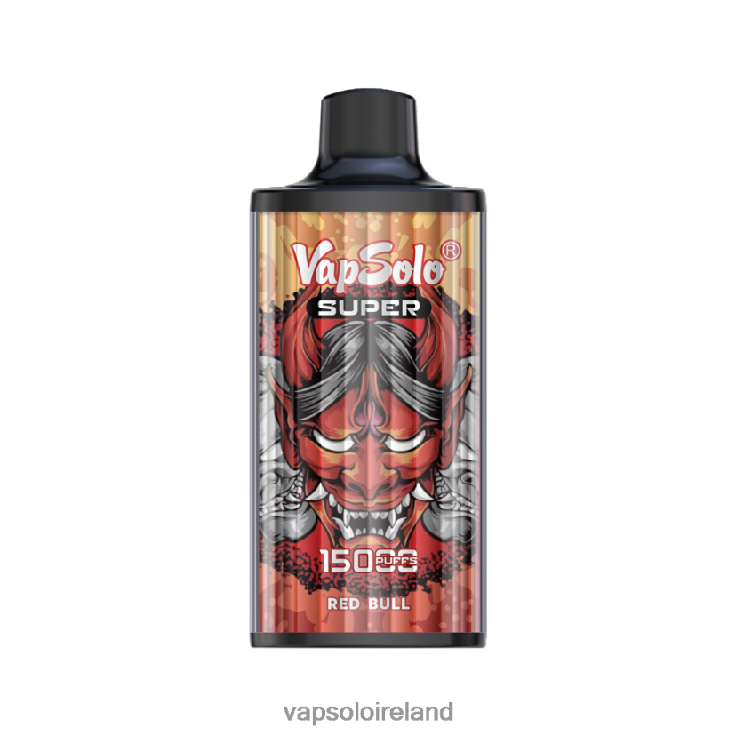 VapSolo Vape - VapSolo SUPER Disposable Vape 002BT420 Red Bull