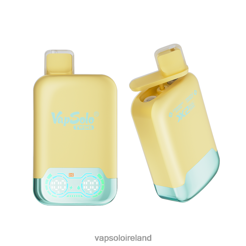VapSolo Review - VapSolo TWINS Disposable Vape 002BT431 Pineapple Coconut & Strawberry Banana