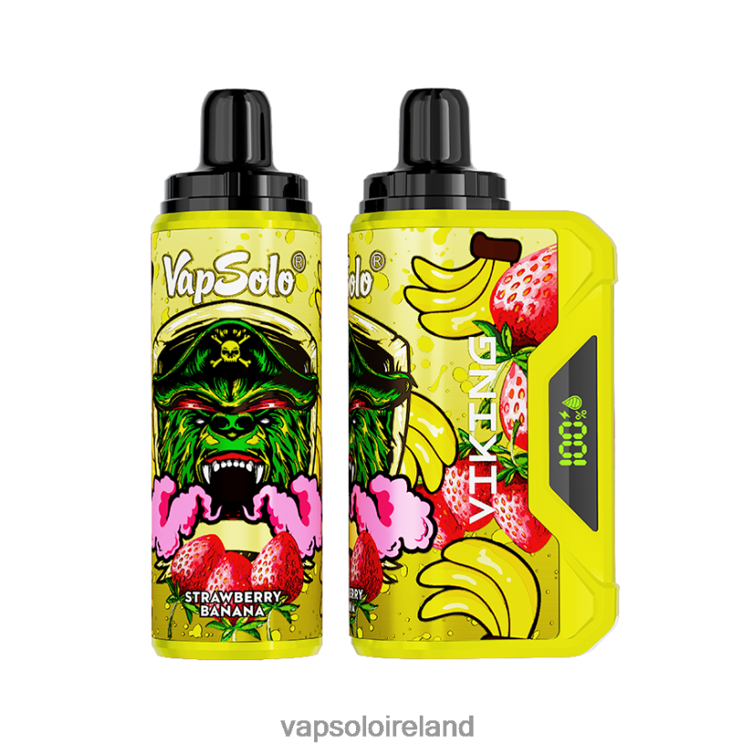 VapSolo Flavours - VapSolo VIKING Disposable Vape 002BT443 Strawberry Banana