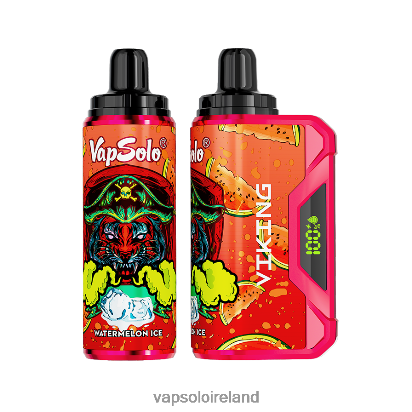 VapSolo Flavours - VapSolo VIKING Disposable Vape 002BT448 Watermelon Ice