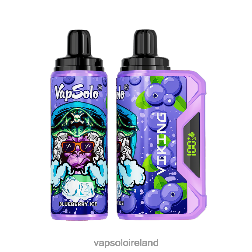 VapSolo Review - VapSolo VIKING Disposable Vape 002BT436 Blueberry