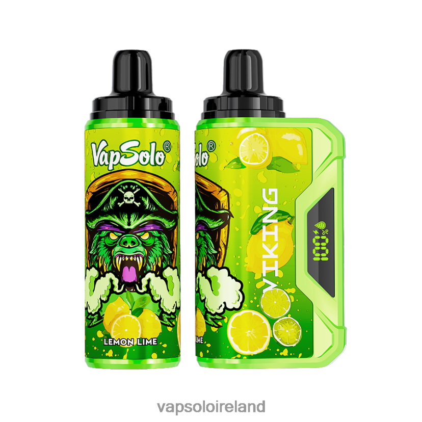 VapSolo Vape - VapSolo VIKING Disposable Vape 002BT440 Lemon Lime